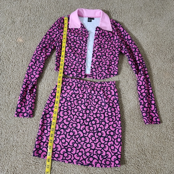 SHEIN x Hello Kitty Co-Ord Pink Bow Set - Picture 3 of 5
